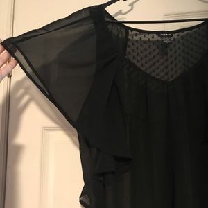 Torrid sheer top size 1